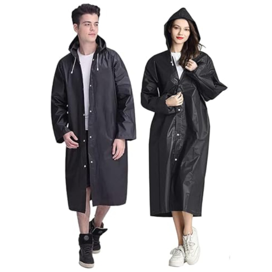 Emergency Poncho Rain - Rain Coat Poncho for Adult, 2