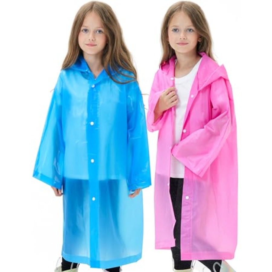 2 Pack Reusable Waterproof Rai - Emergency Poncho Rain recensione e prezzo