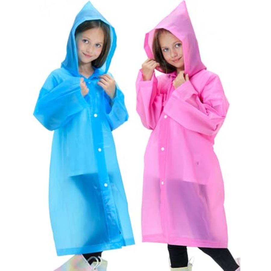 2 Pack Reusable Waterproof Rai - Emergency Poncho Rain recensione e prezzo