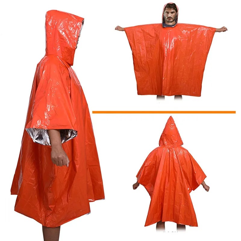Camping Raincoat Waterproof Su - Survival Blanket Reflective recensione e prezzo