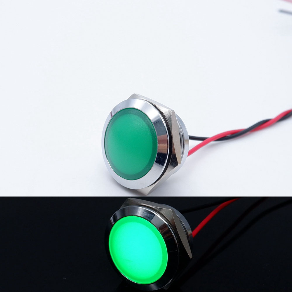 10pcs 12/16/19/22mm Metal LED  - Signal Panel Orange recensione e prezzo