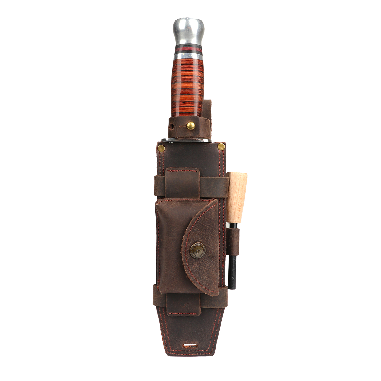 Tourbon Camping Leather thKnif - Bushcraft Knife Fixed recensione e prezzo