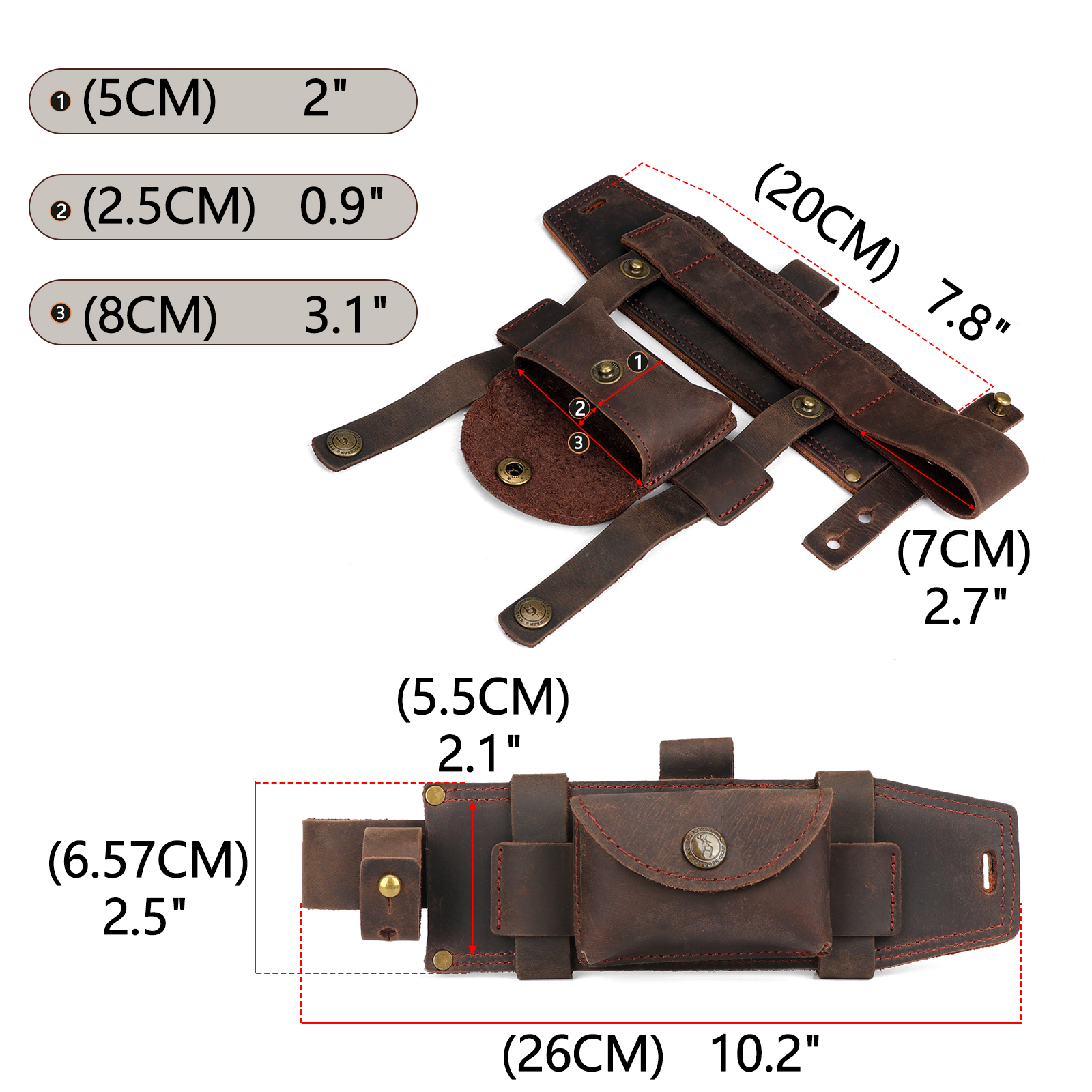Tourbon Camping Leather thKnif - Bushcraft Knife Fixed recensione e prezzo