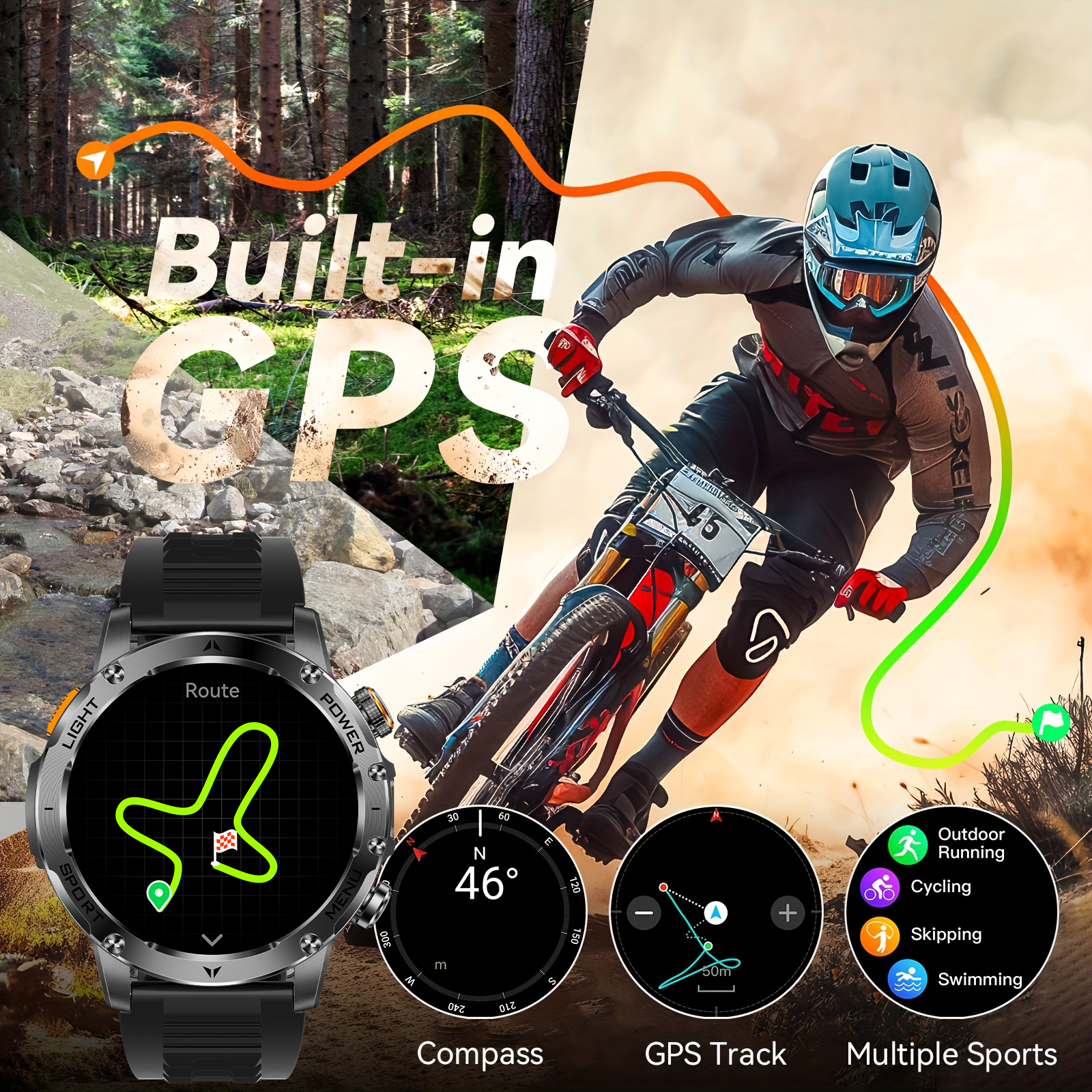2025 New GPS Outdoor Sports Sm - Compass Lensatic recensione e prezzo