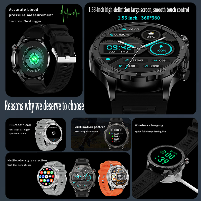 New GPS Track Smart Watch Men  - Compass Lensatic recensione e prezzo