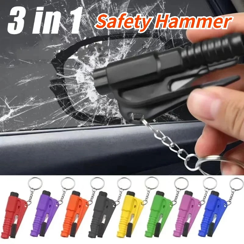1pc Mini Safety Hammer Keychai - Rescue Rope Throw recensione e prezzo