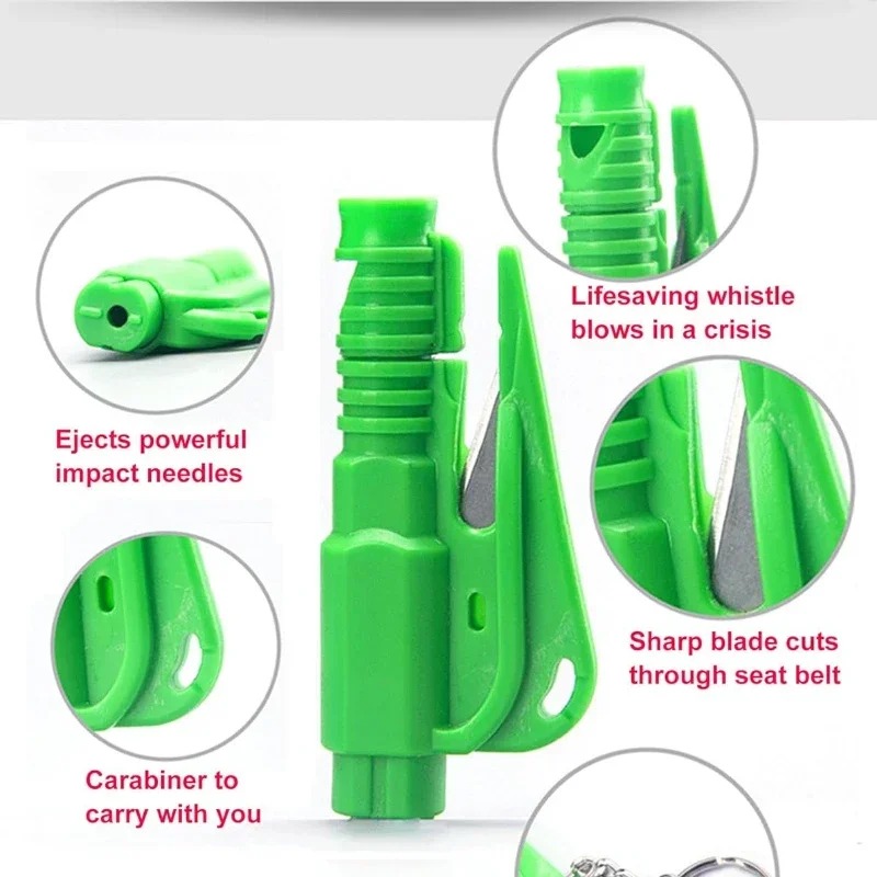 1pc Mini Safety Hammer Keychai - Rescue Rope Throw recensione e prezzo