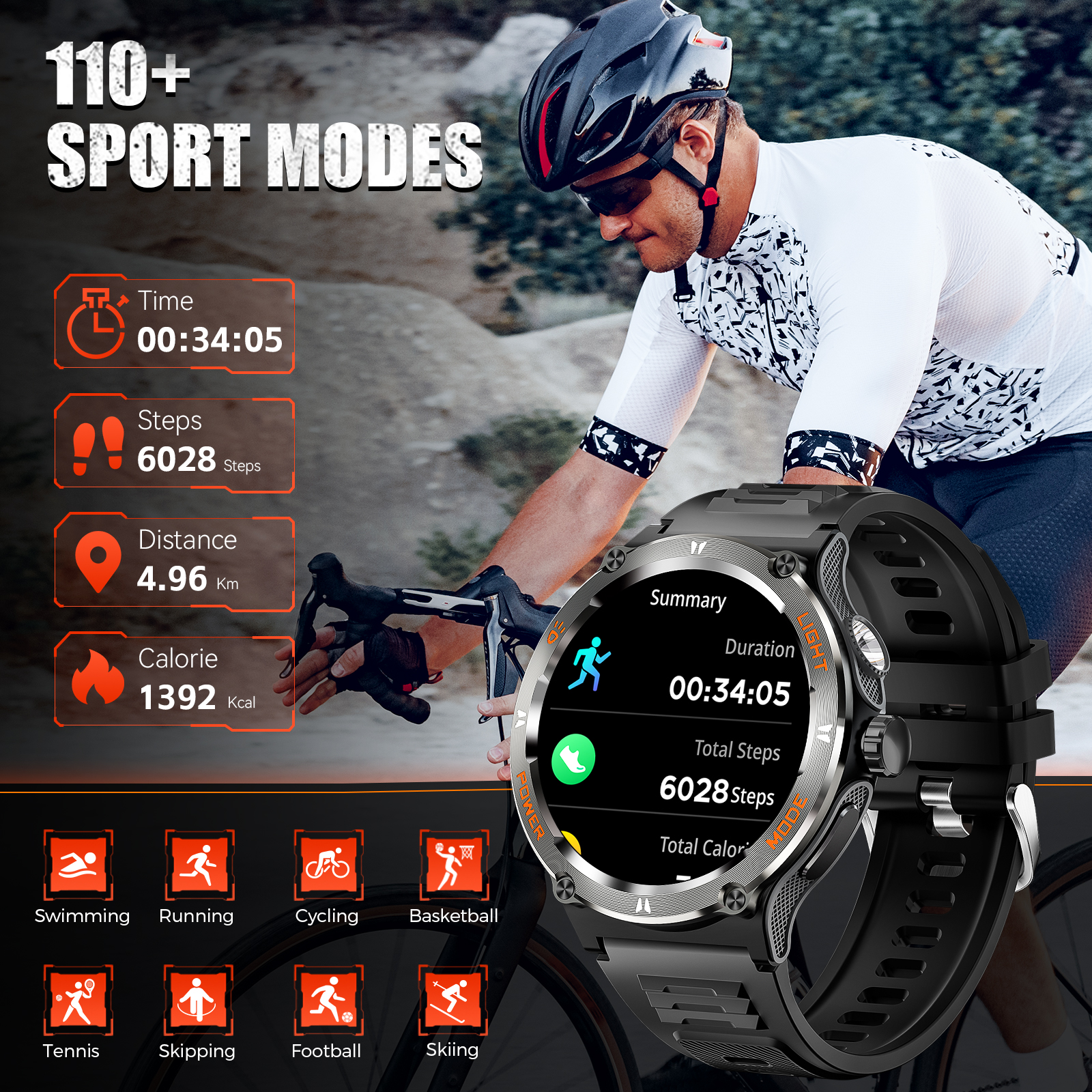 EIGIIS Smart Watch 3ATM Waterp - Compass Lensatic recensione e prezzo