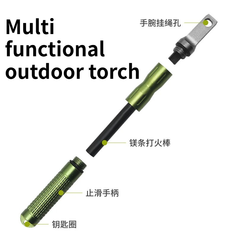 2PCS  Multifunctional Flint Wa - Magnesium Fire Starter recensione e prezzo