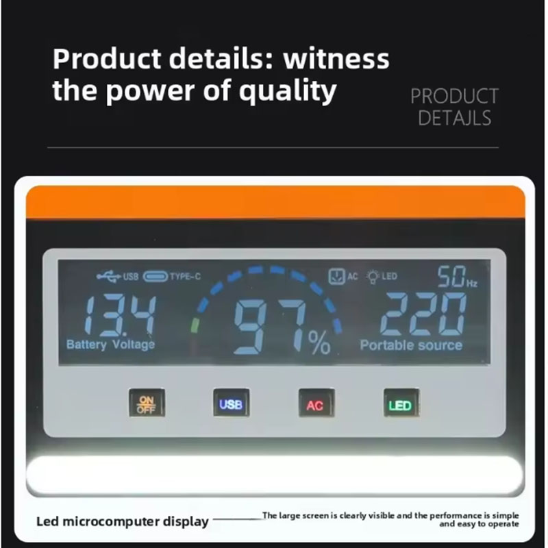 Original 220V 40AH Portable Po - Solar Emergency Charger recensione e prezzo
