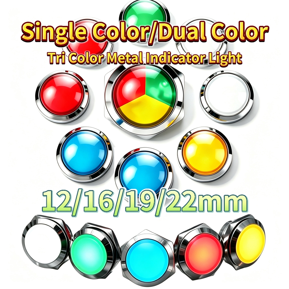 12mm 16mm 19mm 22mm Metal LED  - Signal Panel Orange recensione e prezzo