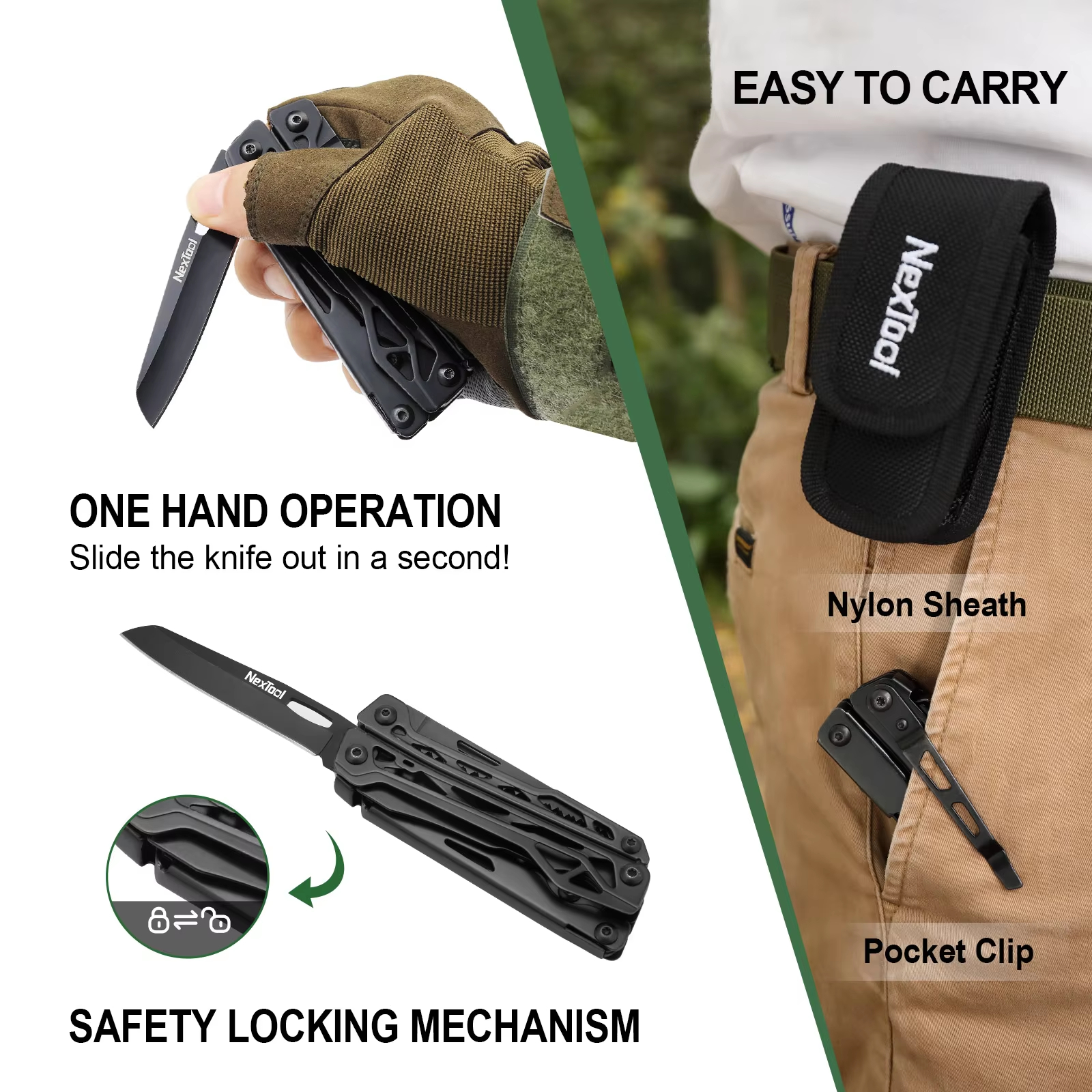 Nextool Black Knight 11 in 1 F - Multi Tool Plier recensione e prezzo