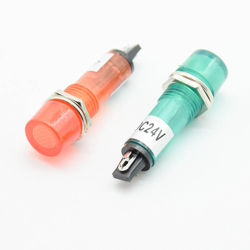 5Pcs 220V 12V 24V DC Mounting  - Signal Panel Orange recensione e prezzo