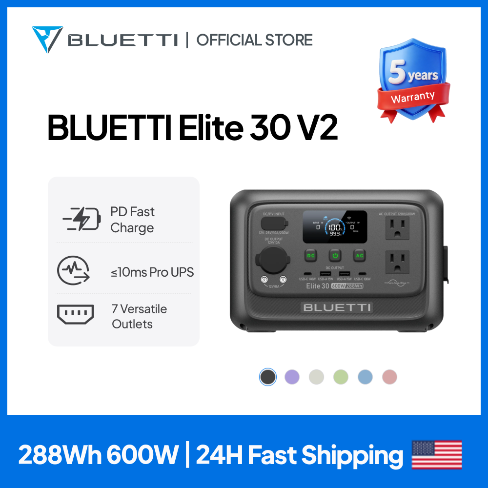 【Renew】BLUETTI Elite 30 V2 Por - Solar Emergency Charger recensione e prezzo