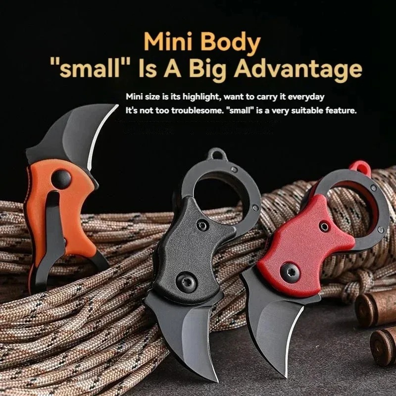 Mini Keychain Pocket Knife Sta - Bushcraft Knife Fixed recensione e prezzo
