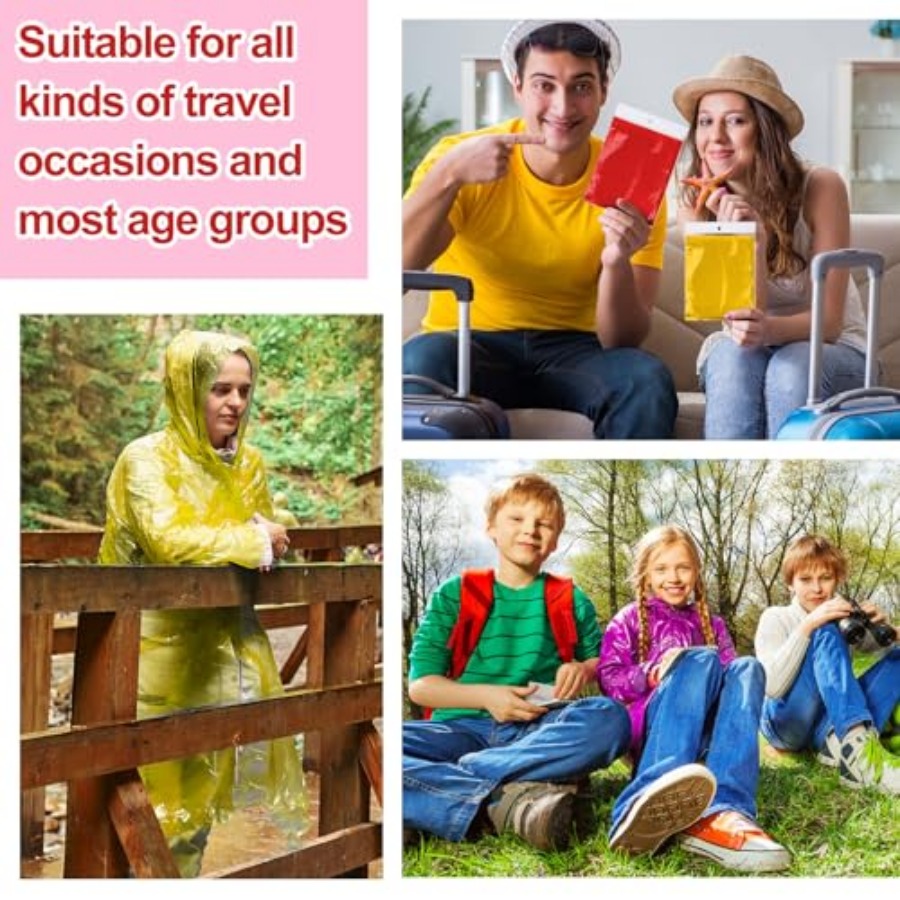 Handepo 100 Pack of Adult Rain - Emergency Poncho Rain recensione e prezzo