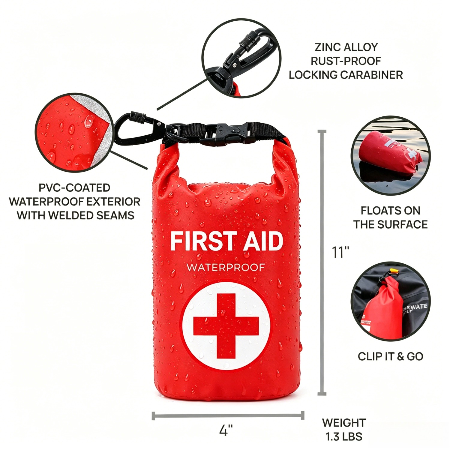 2L Waterproof First Aid Bag Ro - Bivy Bag Emergency recensione e prezzo