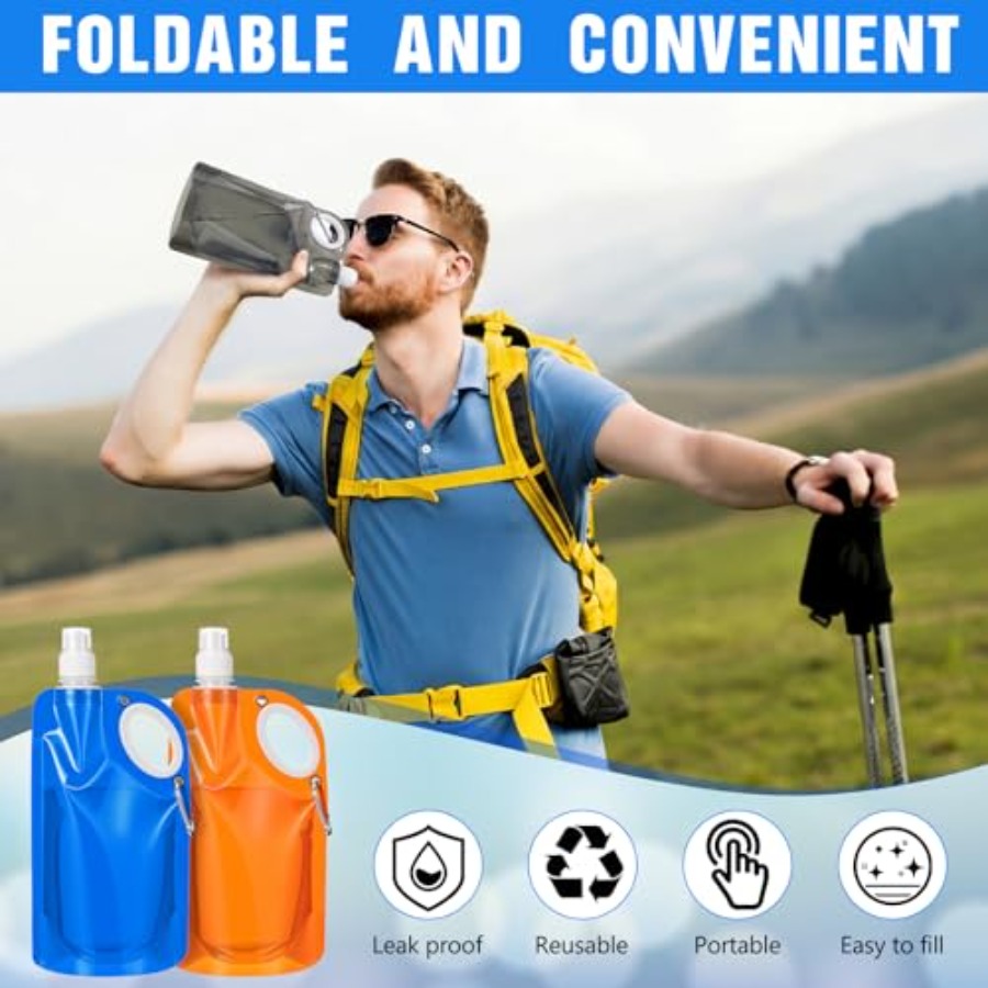 22 oz Collapsible Water Bottle - Water Bag Collapsible recensione e prezzo