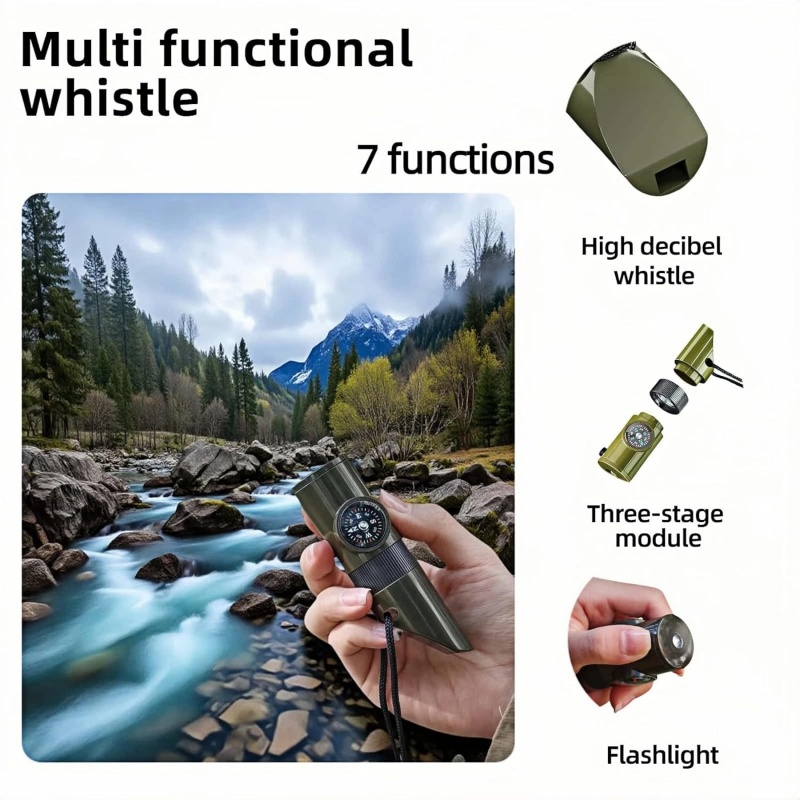 3-in-1 Emergency Whistles with - Emergency Whistle Loud recensione e prezzo
