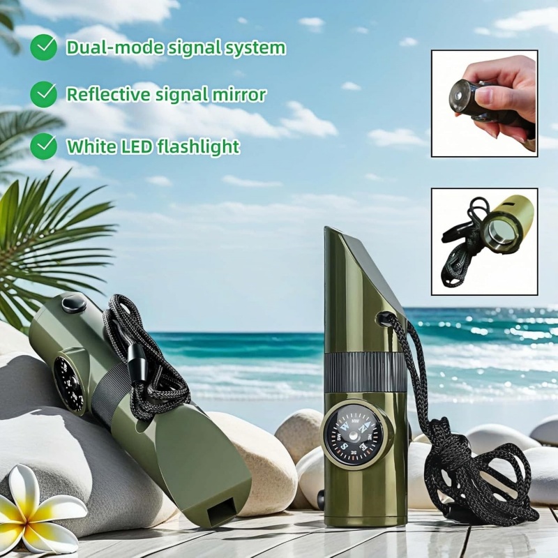 3-in-1 Emergency Whistles with - Emergency Whistle Loud recensione e prezzo