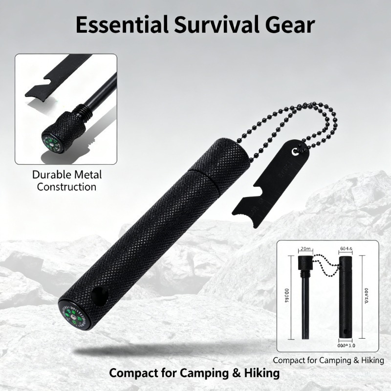 Magnesium Rod with Compass - W - Magnesium Fire Starter recensione e prezzo