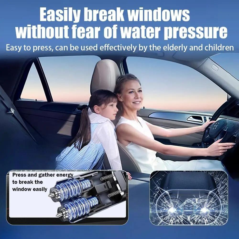 Car Safety Hammer 2-in-1 Windo - Rescue Rope Throw recensione e prezzo