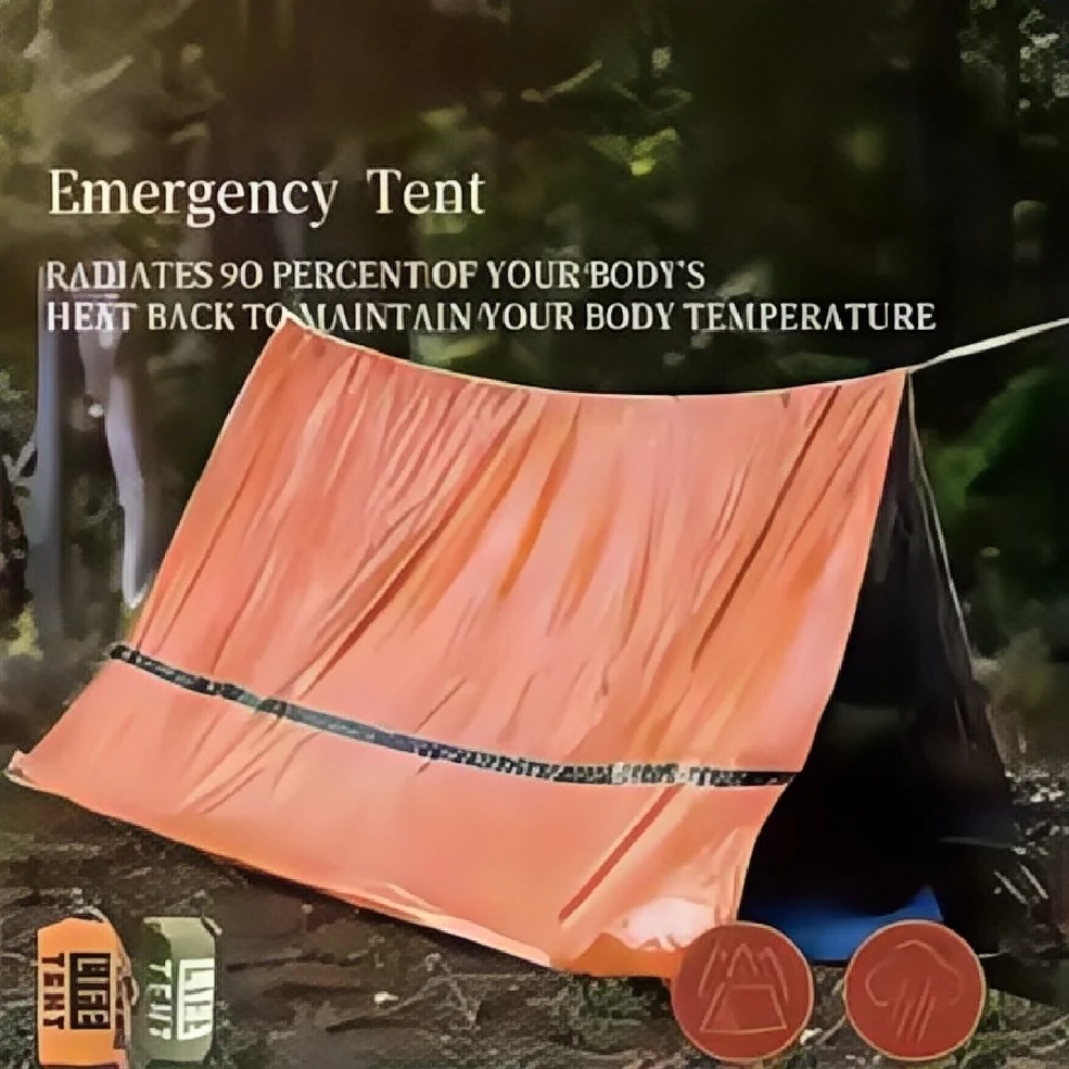 2-Person Emergency Survival Sh - Emergency Mylar Tent recensione e prezzo