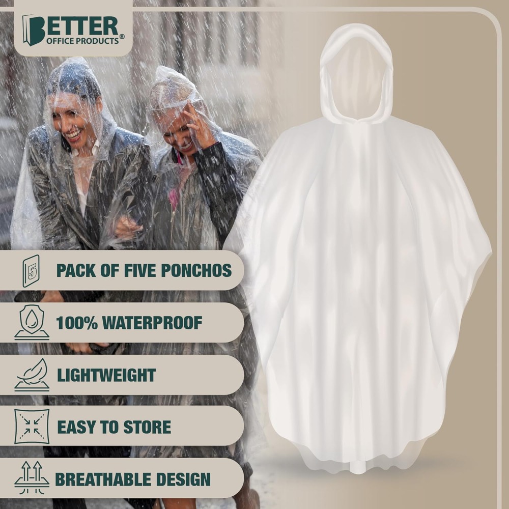 Better Office Products Disposa - Emergency Poncho Rain recensione e prezzo