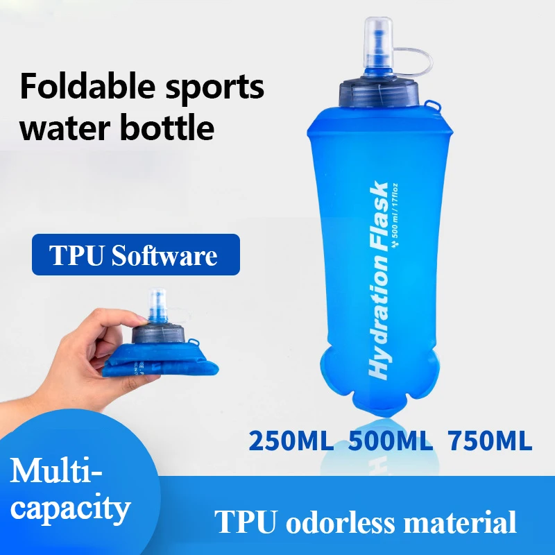 250ml 500ml 750ml Portable Fol - Water Bag Collapsible recensione e prezzo