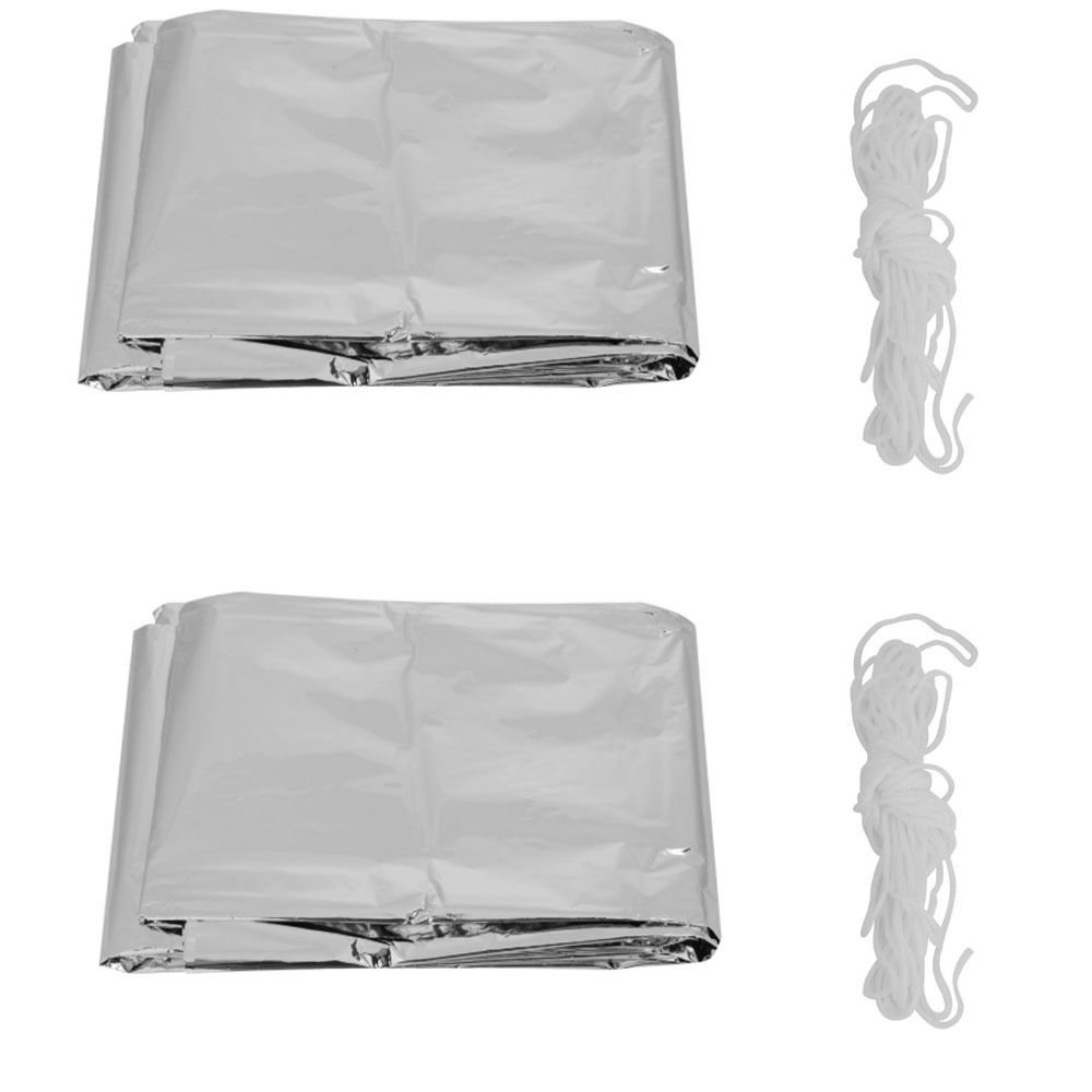 2 Pcs Durable Reflective Emerg - Survival Blanket Reflective recensione e prezzo