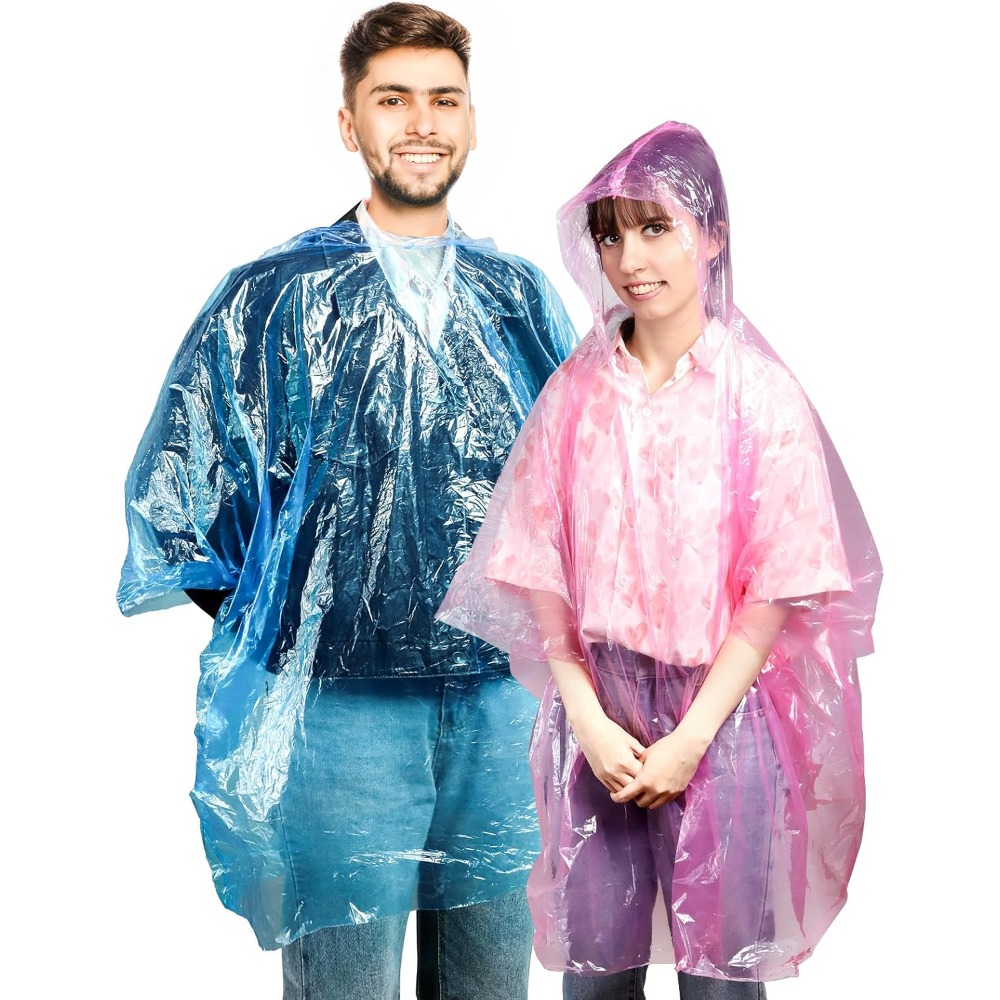 20 Pack Disposable Rain Poncho - Emergency Poncho Rain recensione e prezzo