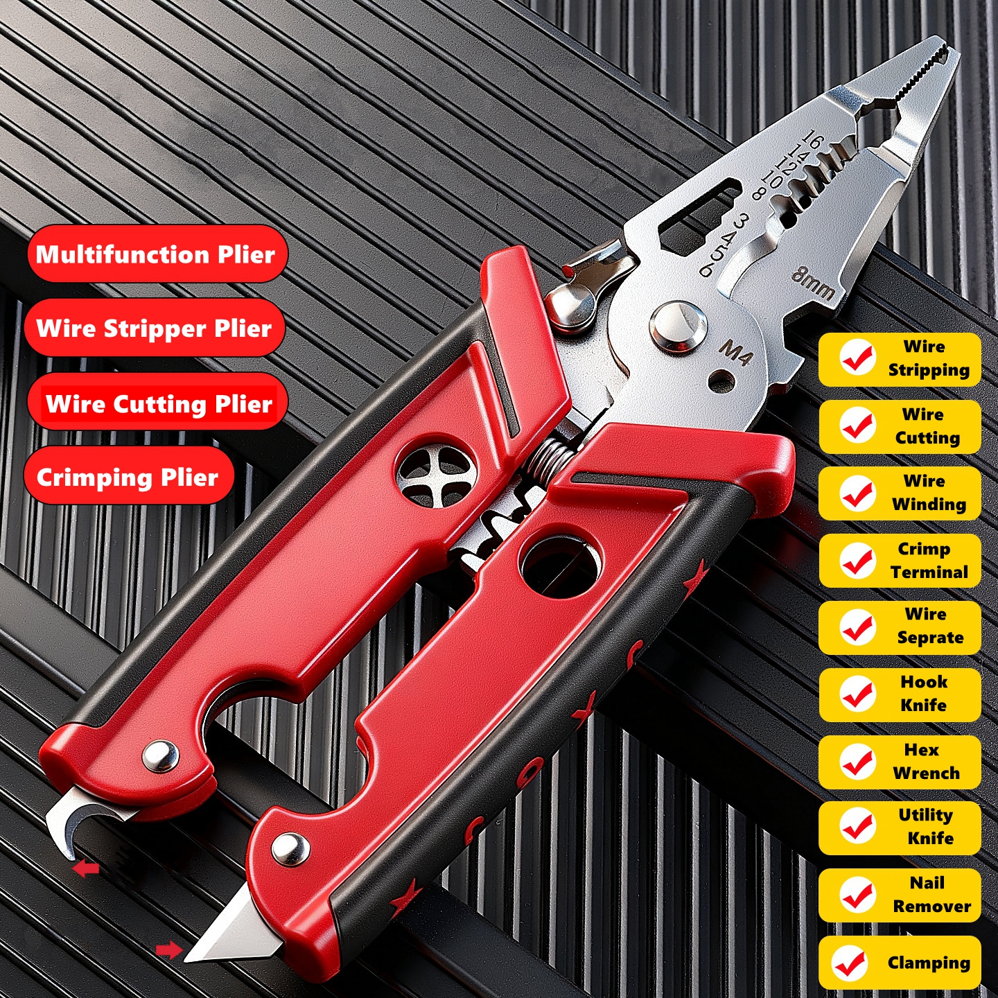 18 in 1 Electrician Pliers Mul - Multi Tool Plier recensione e prezzo