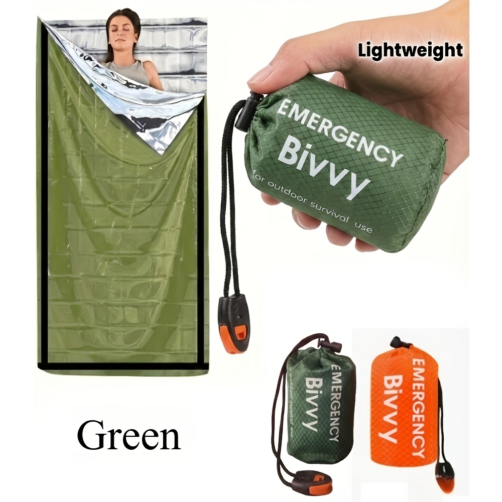 3Pcs Emergency Sleeping Bag Ki - Bivy Bag Emergency recensione e prezzo