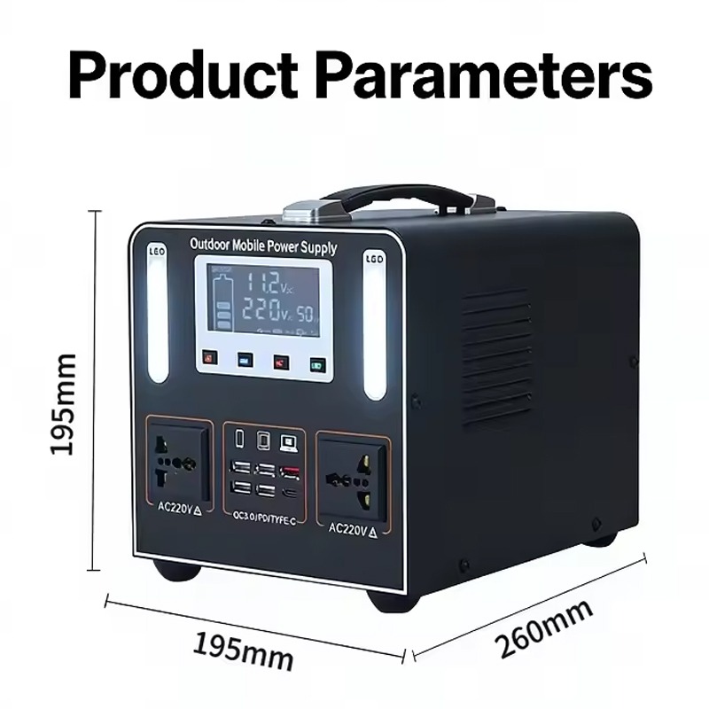 220V LiFePO4 Portable Power St - Solar Emergency Charger recensione e prezzo
