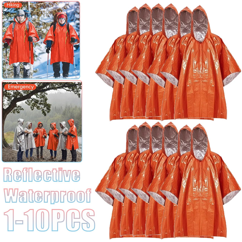 1-10PCS Compact Thermal Emerge - Survival Blanket Reflective recensione e prezzo
