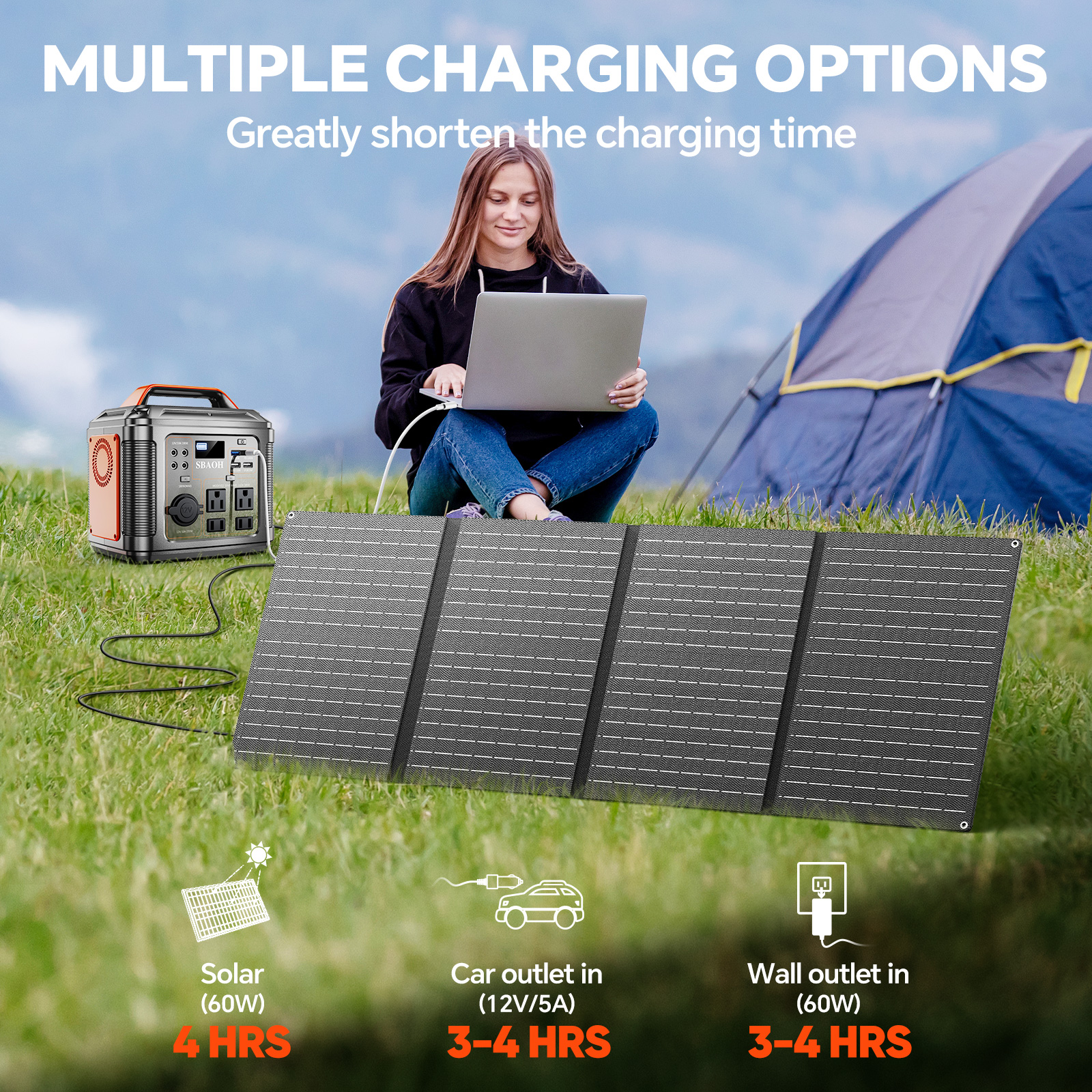 300W Portable Power Station, 2 - Solar Emergency Charger recensione e prezzo