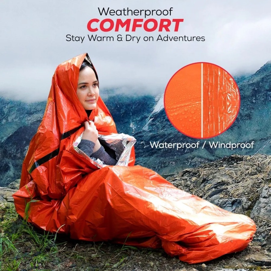 1PC Anti-rain Emergency Sleepi - Emergency Mylar Tent recensione e prezzo
