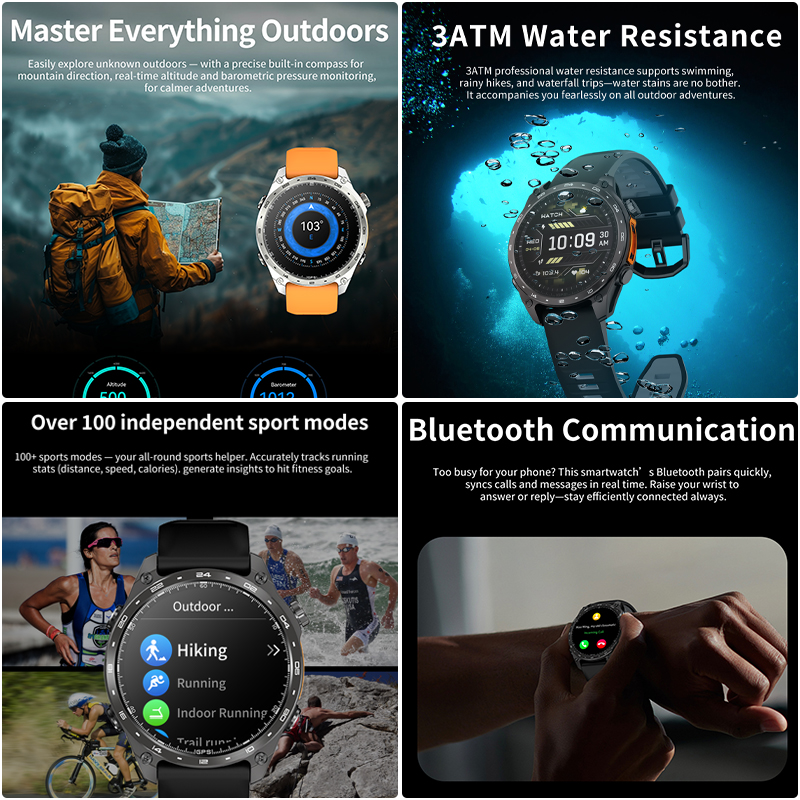 HD300 Pro Men Smart Watch AMOL - Compass Lensatic recensione e prezzo