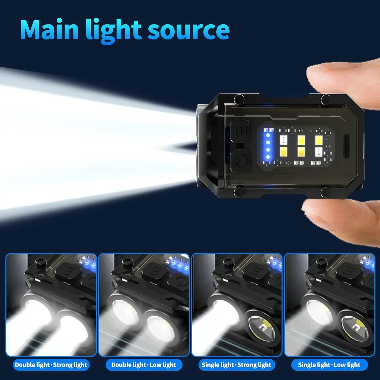 Mini COB Keychain Flashlight,C - Fishing Kit Compact recensione e prezzo