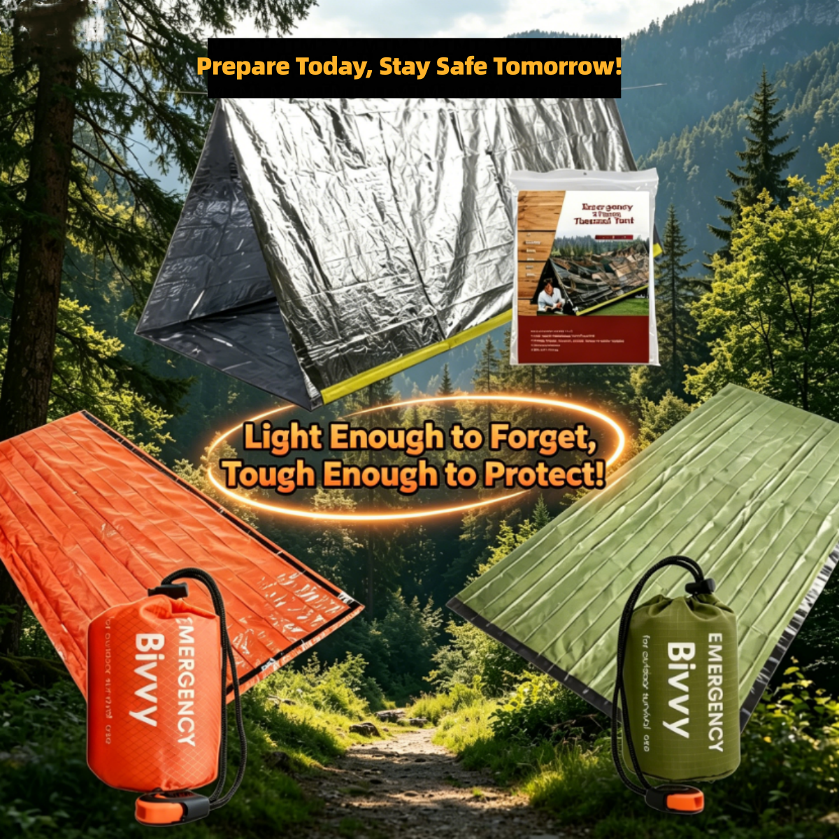 Compact Emergency Thermal Tent - Emergency Mylar Tent recensione e prezzo