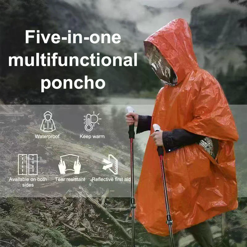 4PCS Emergency Survival Rain H - Survival Blanket Reflective recensione e prezzo