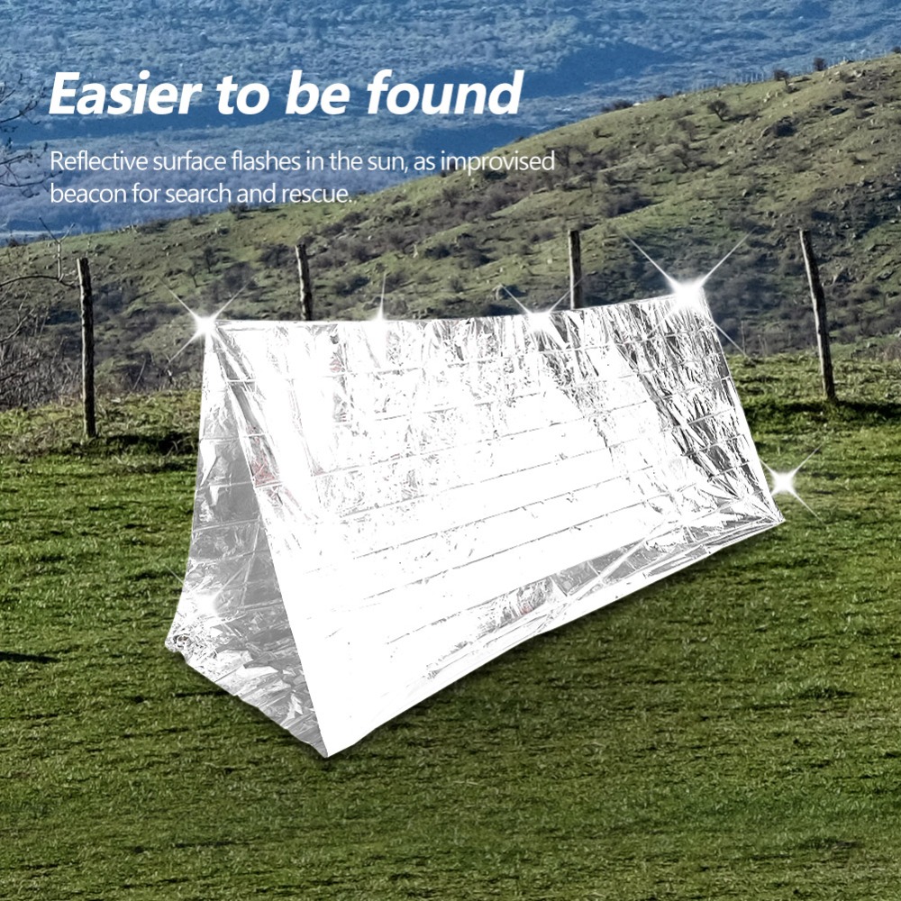 2 Pcs Reflective Emergency She - Survival Blanket Reflective recensione e prezzo