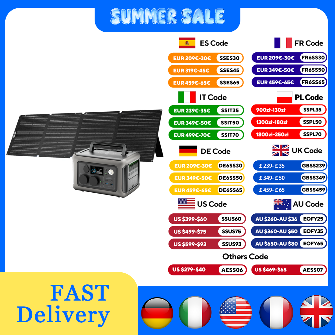 ALLPOWERS R600 299Wh 600W LiFe - Solar Emergency Charger recensione e prezzo