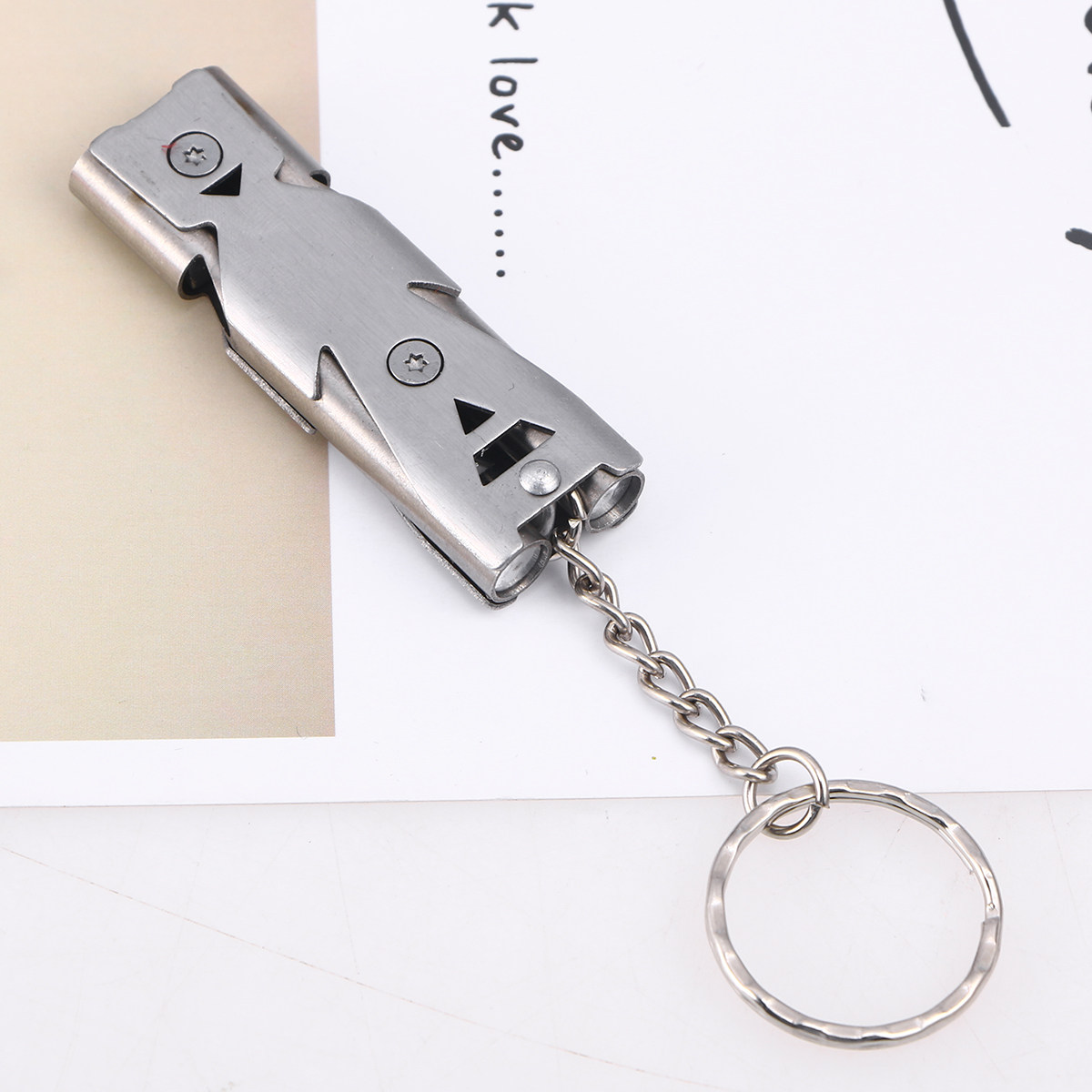 1Pcs Double Tube Survival Emer - Emergency Whistle Loud recensione e prezzo