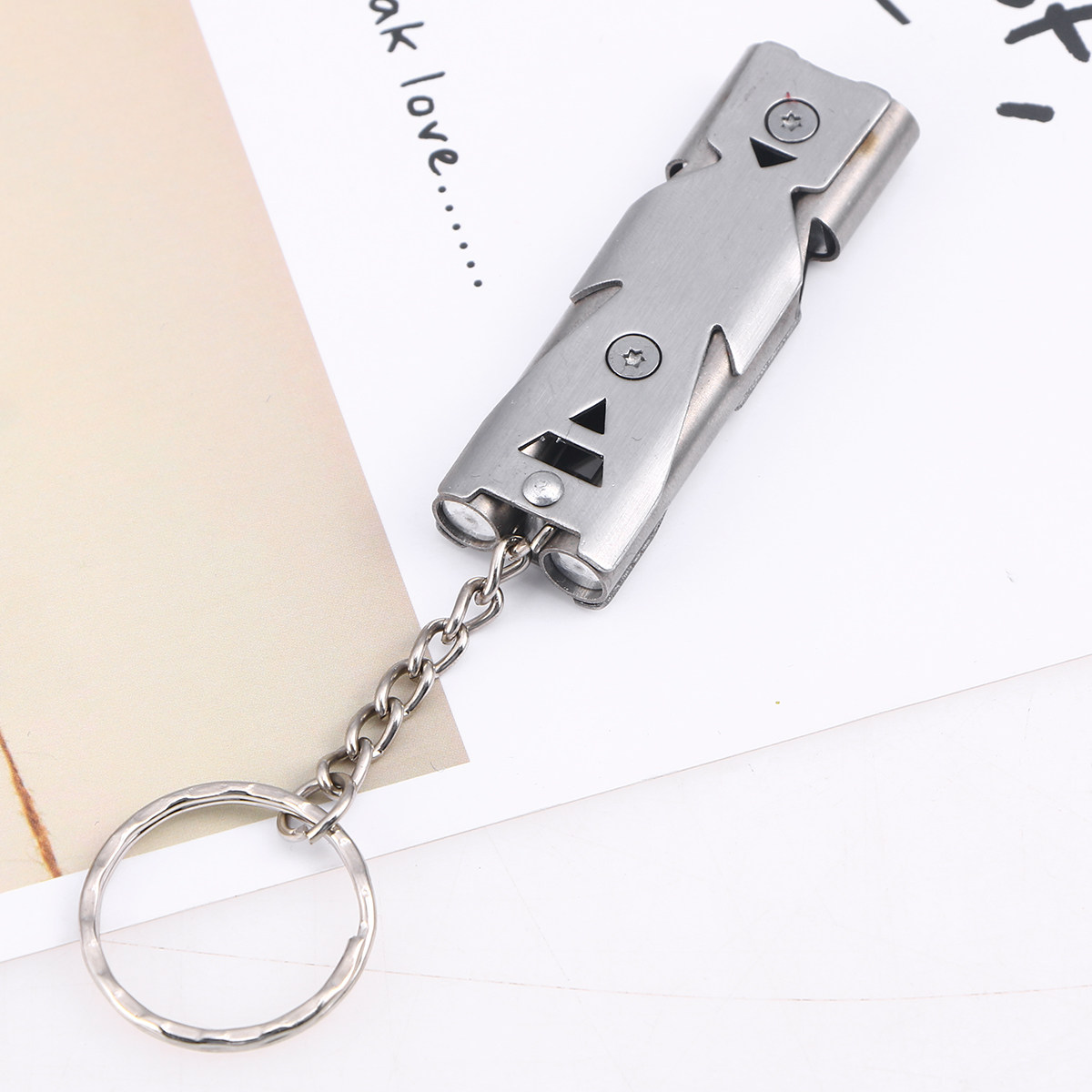 1Pcs Double Tube Survival Emer - Emergency Whistle Loud recensione e prezzo