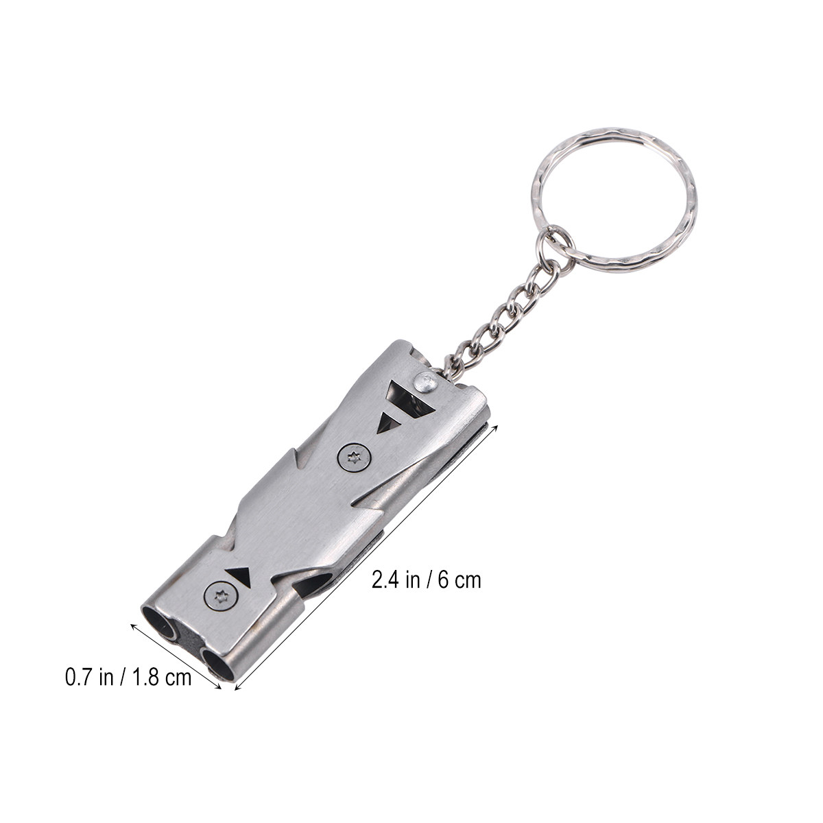 1Pcs Double Tube Survival Emer - Emergency Whistle Loud recensione e prezzo