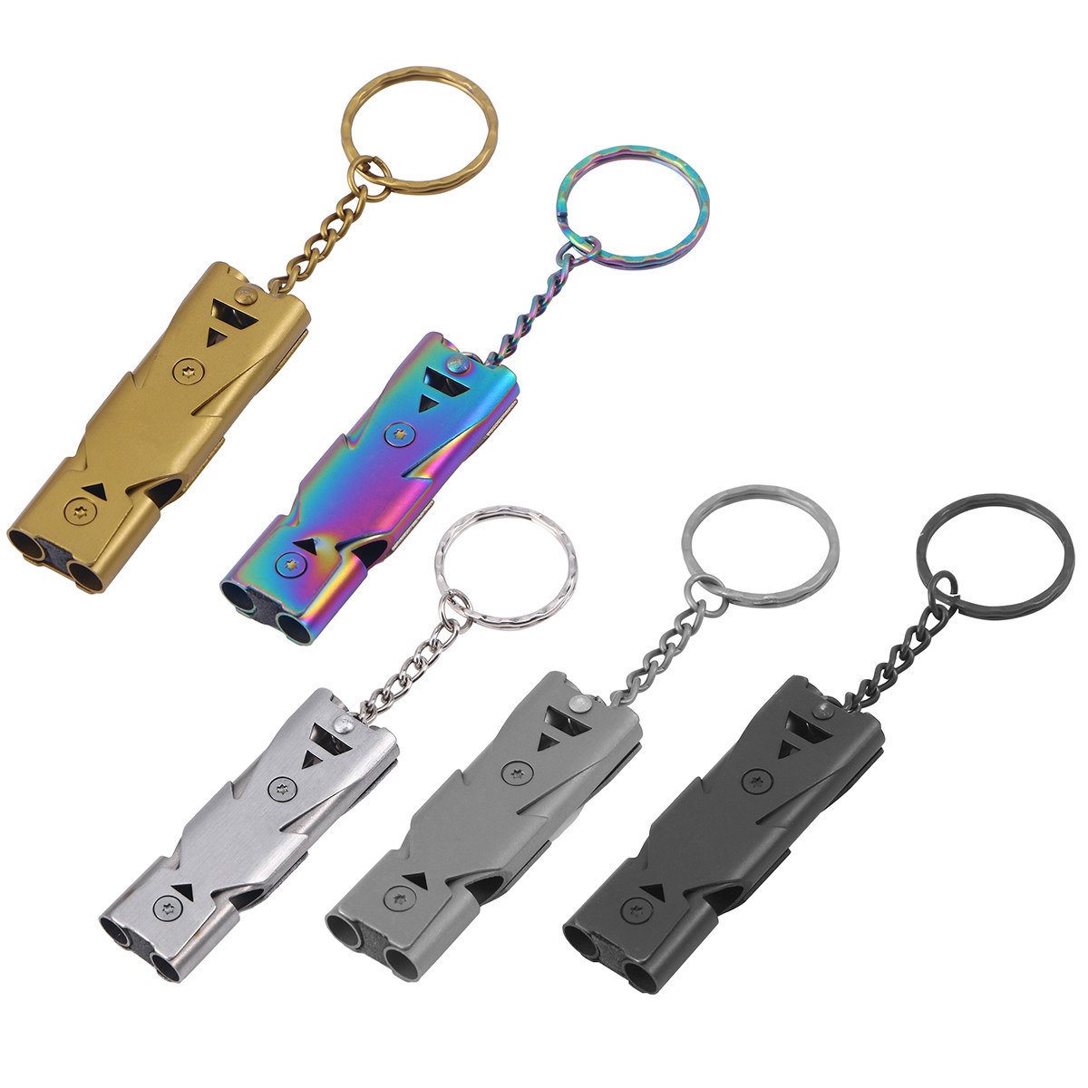1Pcs Double Tube Survival Emer - Emergency Whistle Loud recensione e prezzo