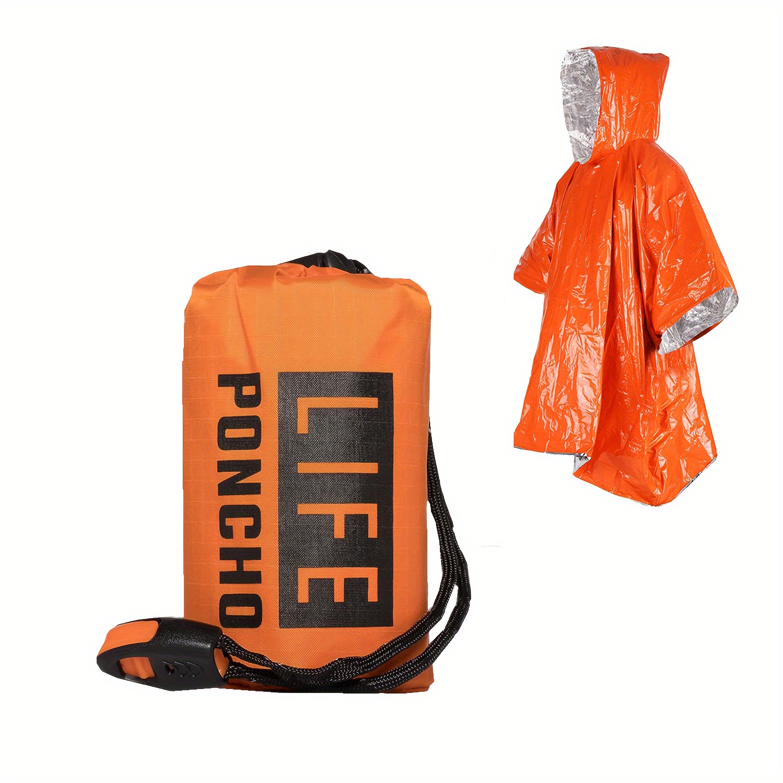 Emergency Survival Rain Poncho - Survival Blanket Reflective recensione e prezzo