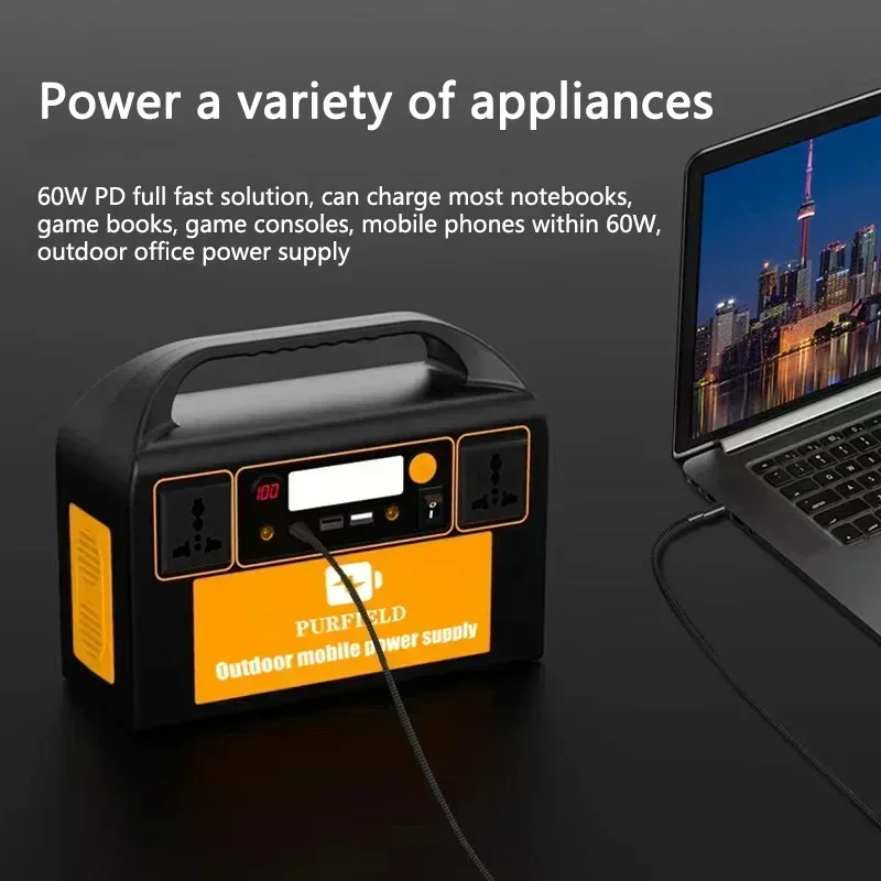 PURFIELD 220V 110V 300W Portab - Solar Emergency Charger recensione e prezzo