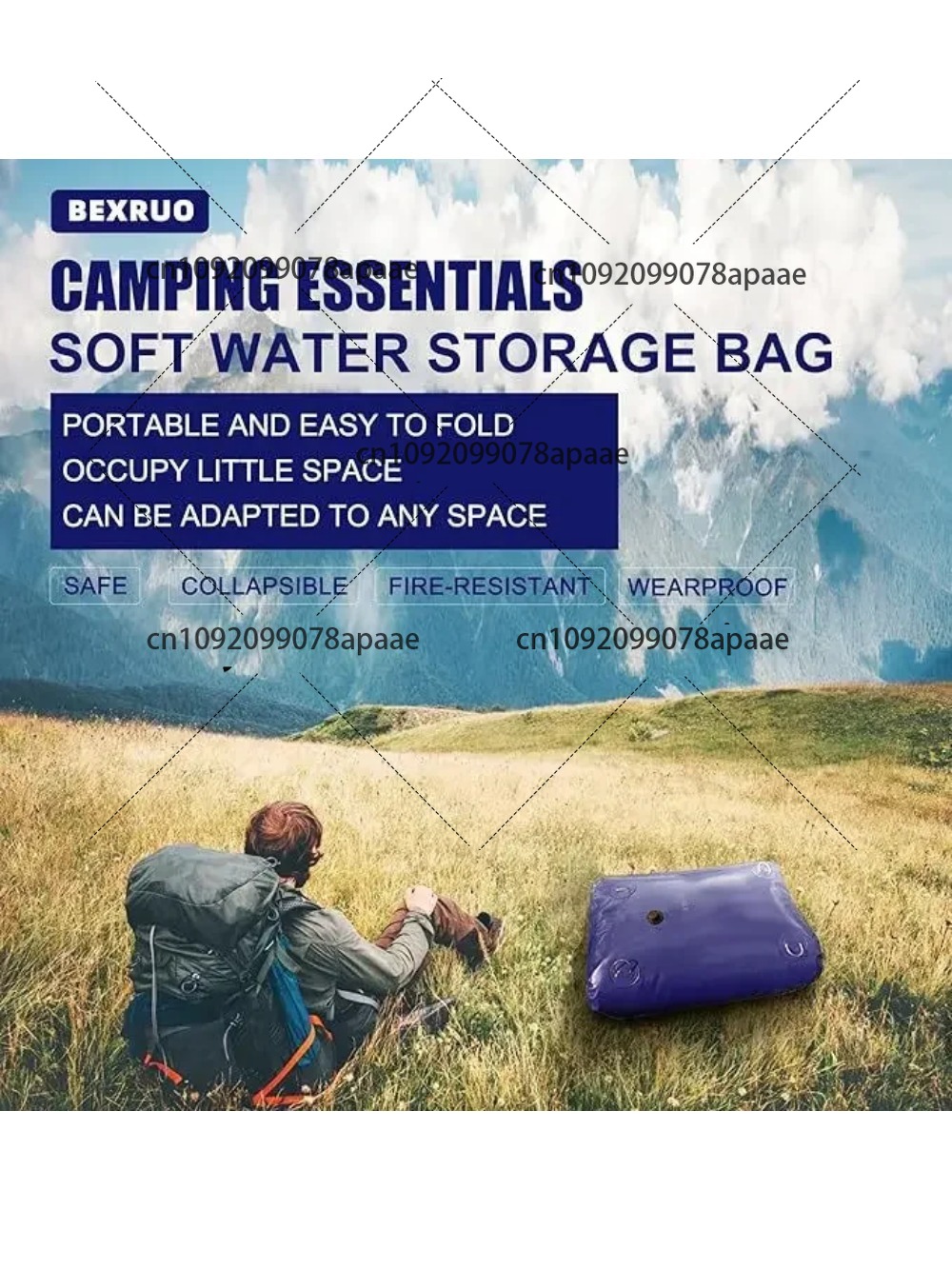 110L PVC Water Storage Bag, Po - Water Bag Collapsible recensione e prezzo